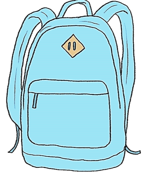 How to Draw a Backpack - Easy Drawing Tutorial For Kids
